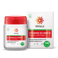 Vitals Vitamine D3 2000 ie Vegan Softgels 100.00 Softgels