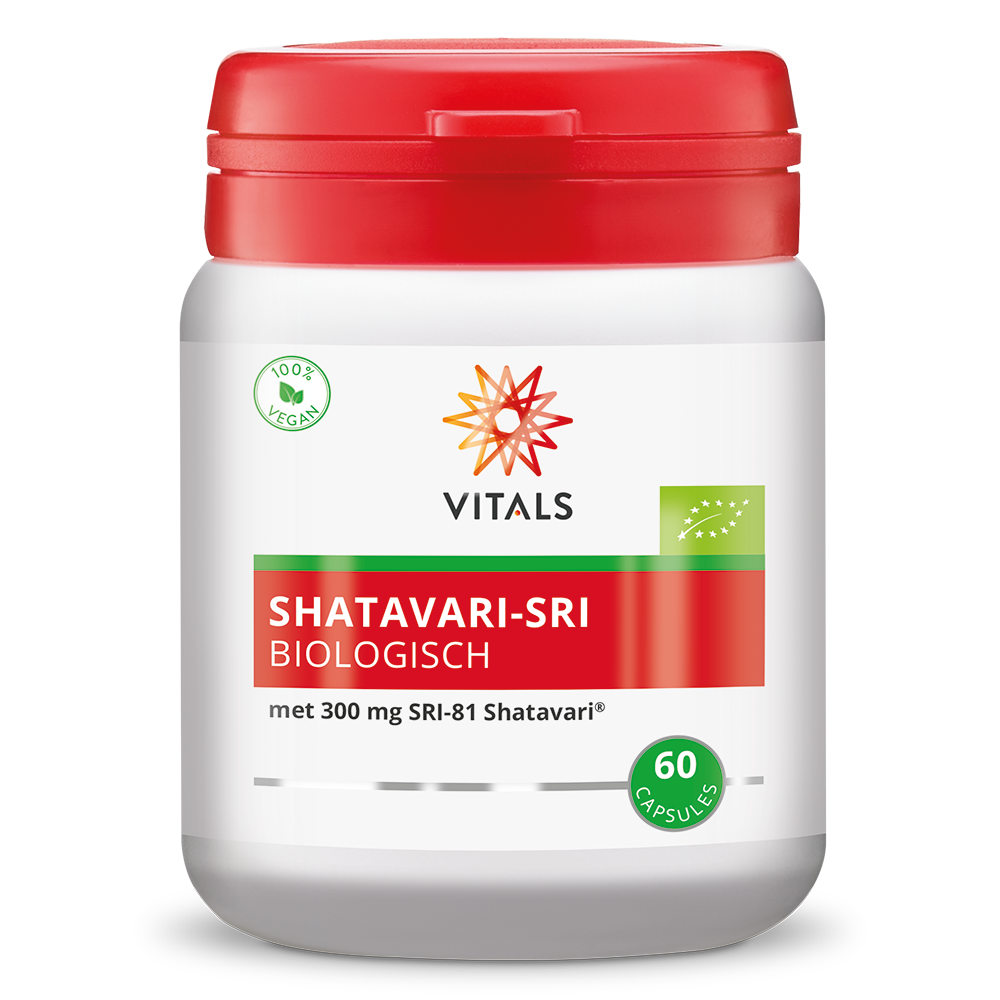 Vitals Shatavari-SRI Biologisch 60.00 Capsules