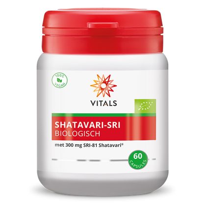 Vitals Shatavari-SRI Biologisch 60.00 Capsules